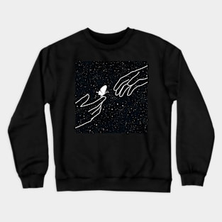 Space Butterfly Crewneck Sweatshirt